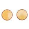 2PCS Front Fork Cover Reflector Amber M6 Bolt Motorcycle Round Front Fork Reflective Cover Replacement for C70 CB100