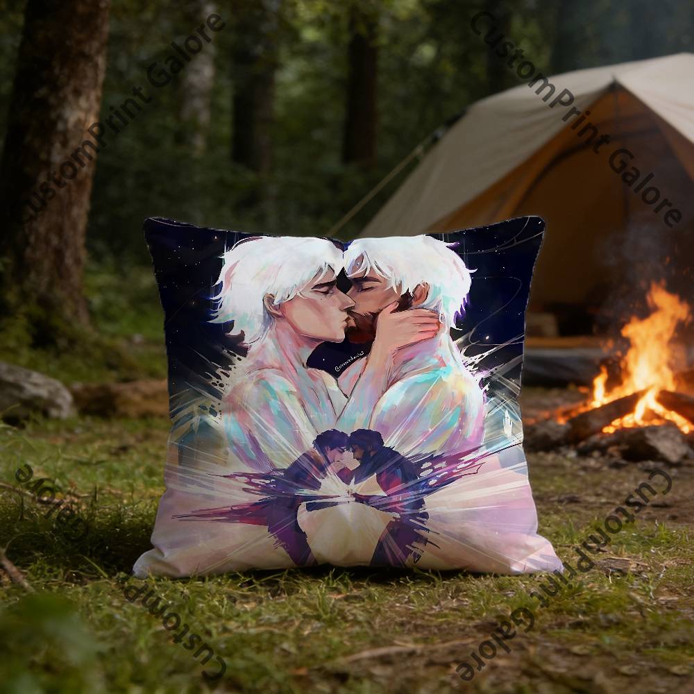 JJayvik Polyester Printed Pillow Cover Square 30 35 40 45 50 55 cm Soft for Sofa Bed Car Home Decor