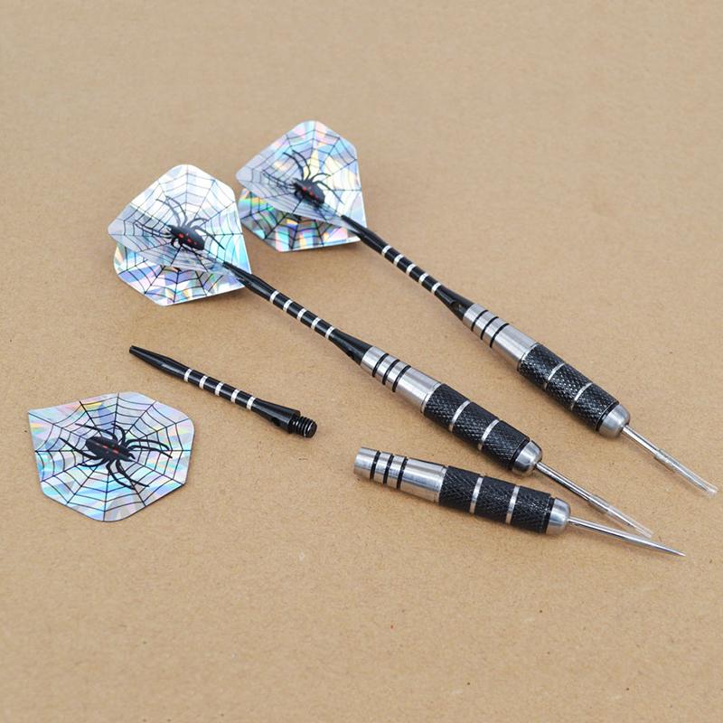 3 Pieces In A Pack 22g Anti-fall Needles Full Metal Darts Set Safety Video Game Darts Indoor Soft Darts Steel Shaft Darts