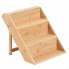 Seasoning Rack Bamboo Shelf Stable Design Wooden Countertop Storage for Kitchen,