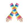 European and American Rainbow Striped Socks Children's Party Performance Halloween Cosplay Long Leg Over Knee Socks