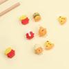 Cheese Bear Panda Fast Food 3D Shape Eraser Pencil Wiping Eraser  Correction Supplies