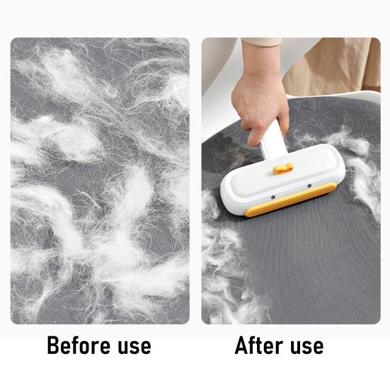 Pet Hair Remover Reusable Lint Roller for Dogs Cats Hair Self Clean Fur Remover with Dust Bin for Furniture Couch Carpet Clothes Car Seats Beddings