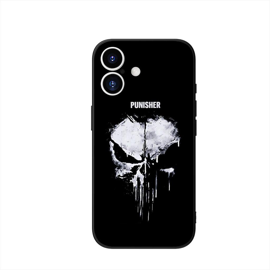 The Marvel Punisher Skull Case for Motorola Moto G54 G05 G24 G55 G75 G9 G85 G15 G57 G86 Power Edge 50 30 Ultra Fusion neo Pro