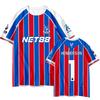 T-shirt Fan Saison 2025-2026 Crystal Palace Homme Manches Courtes Séchage Rapide Coupe Ample Décontracté Sportif