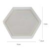 DIY Hex Mold Hexagon Coaster Formă din silicon Baza ghiveciului Tampă pentru ceai