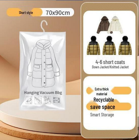 Giysiler ve Yorganlar için Kalınlaştırılmış Vakumlu Saklama Torbası