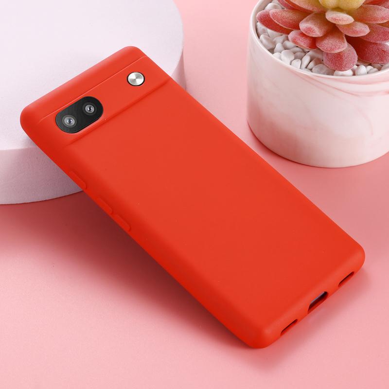 Luxury Silione Matte Phone Case For Google Pixel 7 Pro Shockproof Bumper Cover Pixel 6 7 8 9 Pro 6A 7A 8A Anti-Fingerprint Case