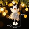 New Christmas decorative sequins pentagram Santa Claus pendant home Christmas tree decoration pendant
