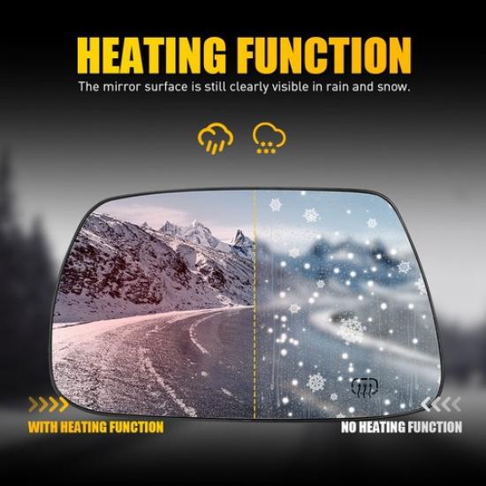 Driver Side Glass Mirror 2005-2010 For Cherokee Grand Jeep CH1324102