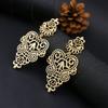 European Fashion Exaggerated Bohemian Hollow Leaves Flower Big Pendants Drop Earrings For Women Jewelry Brincos Bijoux Gift