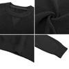Men's Casual Loose Fit Long Sleeve Pullover Sweater Crew Neck Knitted Jumper Lightweight Comfortable Everyday Wear