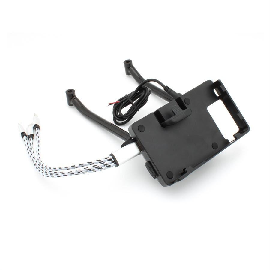 For BMW S1000XR 2020-2021 Motorcycle GPS navigation bracket Phone Holder USB Charging