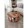 Yin Yang Unity Serenity Coffee Table 3-piece Madran Walnut 70cm