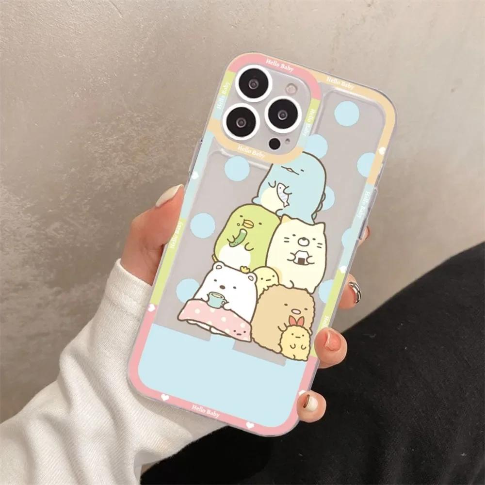 

Sumikko Gurashi Cartoon Phone Case For Samsung S 20 S 21 S 22 S 23 lite plus ultra Mobile Cover Samsung S20 Lite