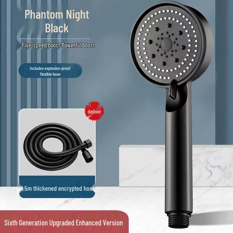 Pressurized Rainfall Shower Head & Bath Faucet Set
