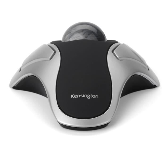 Kensington, Souris TrackBall Ergonomique Filaire Pour PC, Mac, Ambidextre, Gris