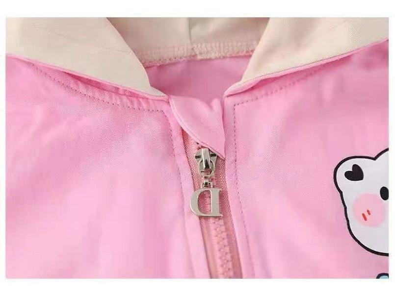 Children's Cartoon Spring & Autumn Hooded Jacket: Trendy 2026 Three-Piece Set for Boys & Girls