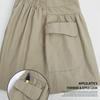 Women Shorts Elastic High Waist Wide Leg Casual Short Pants with Pockets Solid Color Loose Fit Casual