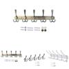 Modern Minimalist Wall Mount Heavy Duty Coat Hook With 5 Hooks For Bathroom And Hotel Doors