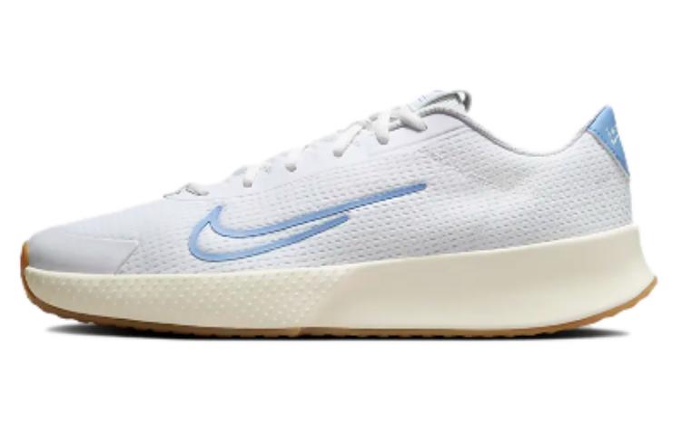 Nike Court Vapor Lite 2 HC White Sail Gum Light Brown Light Blue 42