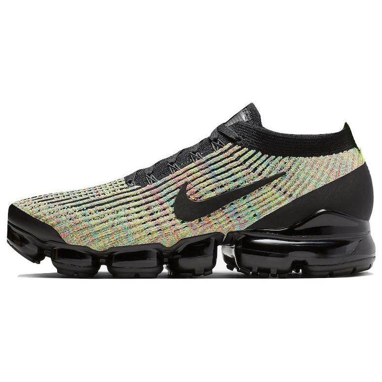 

Nike Air VaporMax Flyknit 3 Multi-Color Men Sneakers Black Black-Volt-Blue-Lagoon-Racer-Pink-Electro-Green AJ6900-006