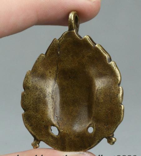 

51 мм Любопытство Китайская бронза Тантрический буддизм Махакала Гневное божество Амулет Подвеска CHINA