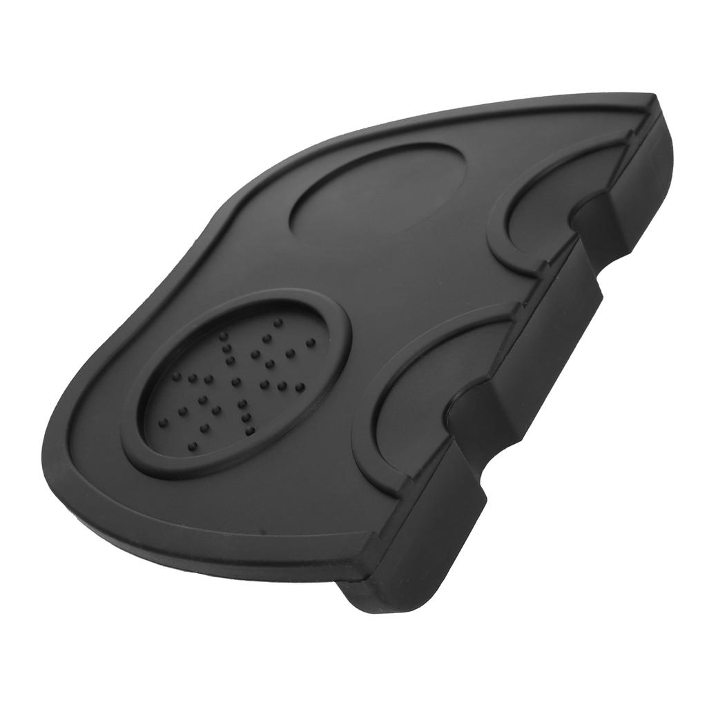 Silicone Coffee Tamper Holder Powder Pad Antiskid Coffee Tamper Mat Coffee Making AccessoriesBlack Large Size