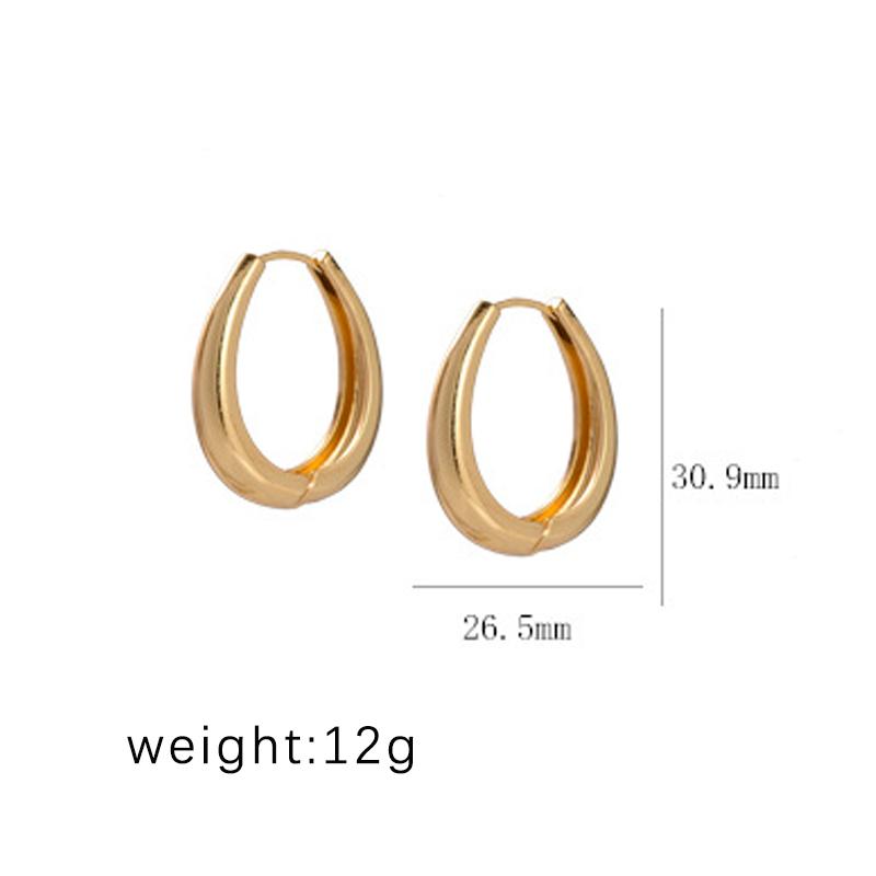 Sale Fashion Metal Drop Earrings For Woman Vintage Hoop Earring Trend Classic Party Wedding Pendant Jewelry Gift