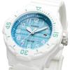 Casio LRW-200H-2CV Analog Watch Women's Kids Gloss White Blue Check Pattern Imported Model