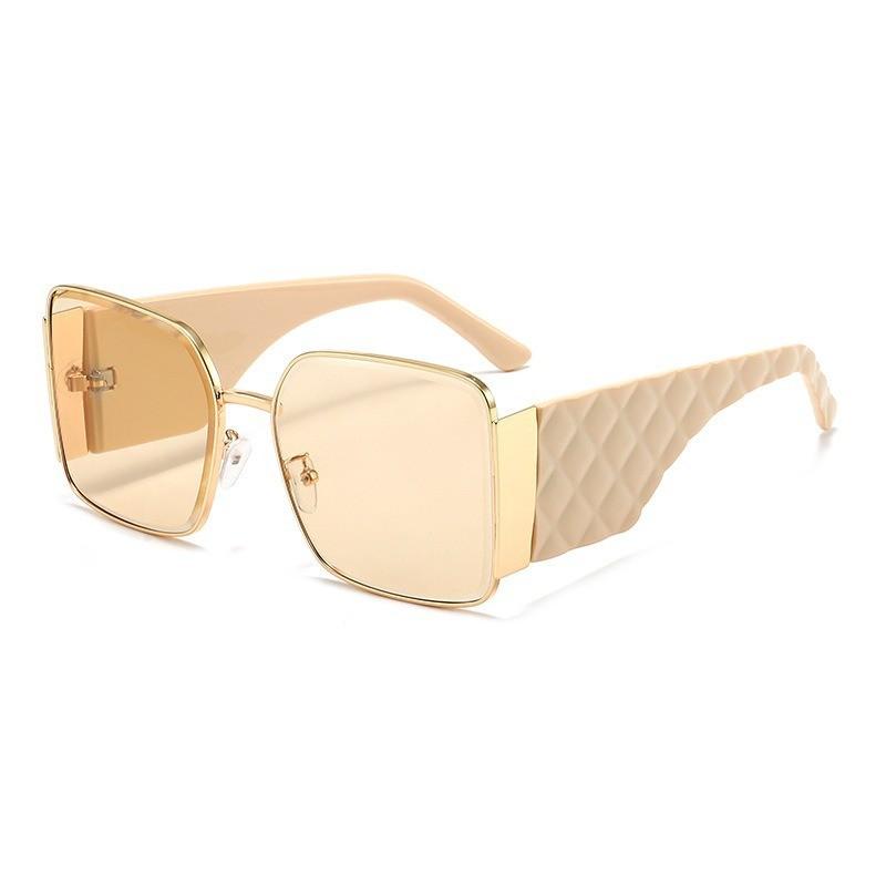 Retro Square Sunglasses For Women With Uv400 Protection And Tinted Pc Lenses For Outdoor Fashion