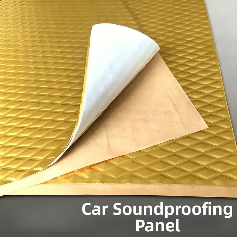 Self Adhesive Butyl Rubber Car Door Sound Insulation Damping Mat Auto Vibration Dampening Pad Noise Reduction Deadener Foil