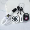 3DMini Dumbbell Fitness Kettle Keychain for Women Men Fashion Bag Pendant Fitness Enthusiast Athlete Bag Car Key Decoration Gift