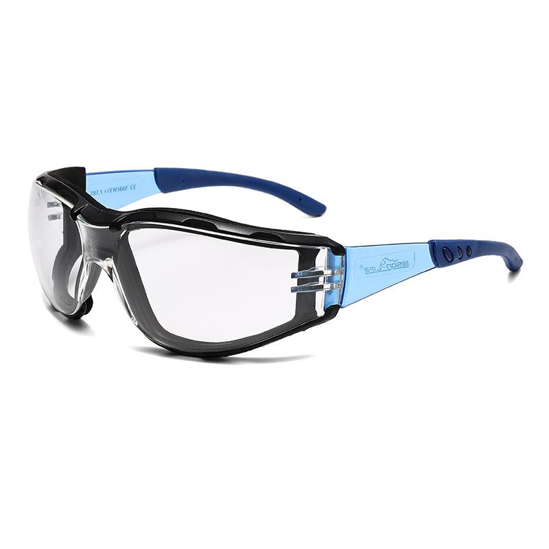 Non-polarized Fashion Work Safety Goggles Men Women Transparent Lens Windproof Dustproof Outdoor Cycling Protection Eyeglasses