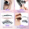 Magnetic Eyelashes No Glue 5 Pairs Set Natural Look False Daily Wear