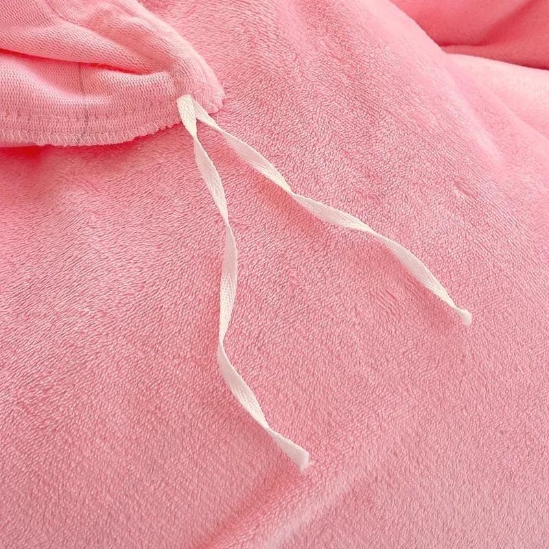 Nouvelle Housse de Couette Couleur Unie Haute Grammage Velours Laitier Article Unique Épaisse Chaude Polaire Grande Taille Literie Lit Double