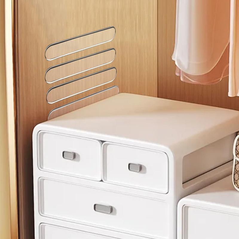 Silicone Self Adhesive Buffer Pads Refrigerator Anti-collision Strip Door Stopper Cabinet Bumpers Transparent Wall Protector Pad