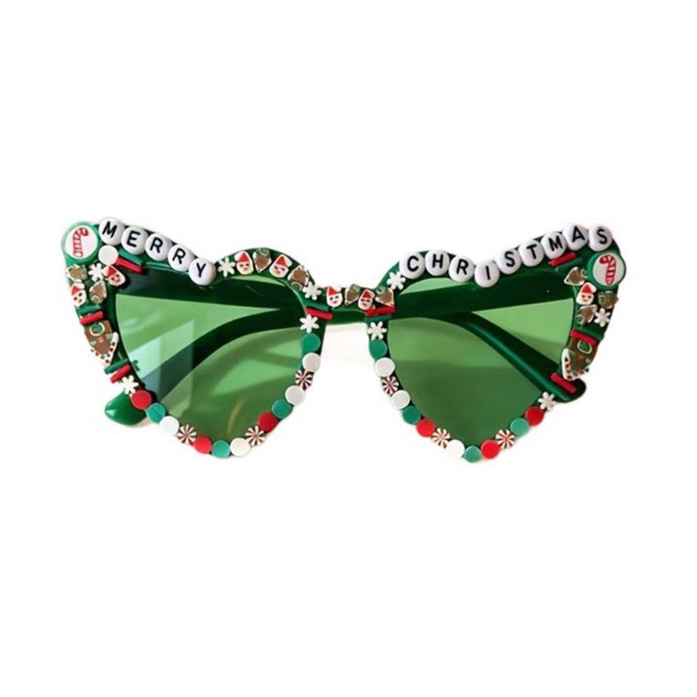 Merry Christmas Christmas Decorative Glasses Beach Party Sun Glasses Music Festival
