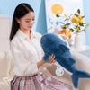 60Cm Fluffy Plush Aquatic Animal Doll White Whale Blue Dolphin Killer Whale Grey Seal Blue Shark Animals Pillow Gift