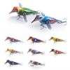 Leurres de pêche de surface 80 mm 12 g Ailettes Métalliques Simulation d'Oiseaux Flottants Conception Artificielle