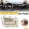 OCPTY Interior Door Handle Rear Passenger Right Replacement Fit 2005-2010 for Jeep for Grand for Cherokee Beige Housing w/Beige Lever 82132