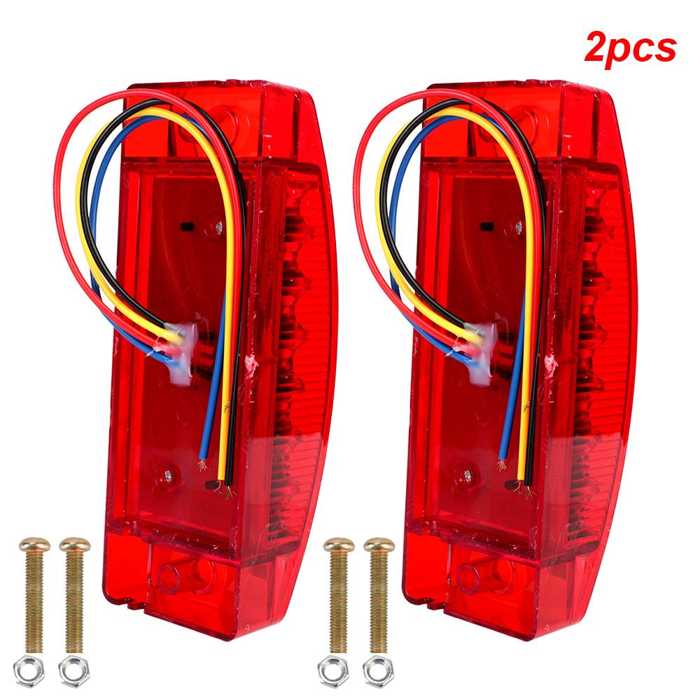 24V 12V Tailights Car Brake Stop Lights Rear Warning 21 LED Tail Light Indicators Truck Side Marker Lamps DRL Day Running Lights