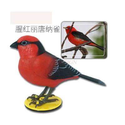 Children'S Intelligent Electric Voice Control Induction Simulation Bird Can Call And Move Light Control Puzzle Music Electronic