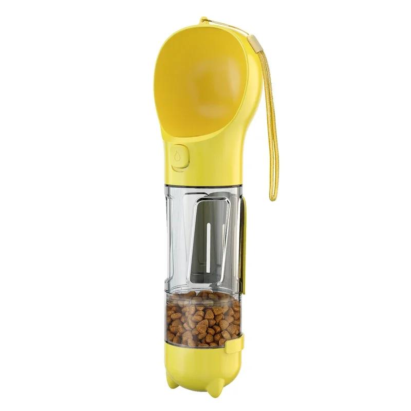 Dog Water Bottle Outdoor Portable Drinking Food Feeder for Small Medium Large Dogs Cats Puppy Poop Dispenser Labrador Supplies
