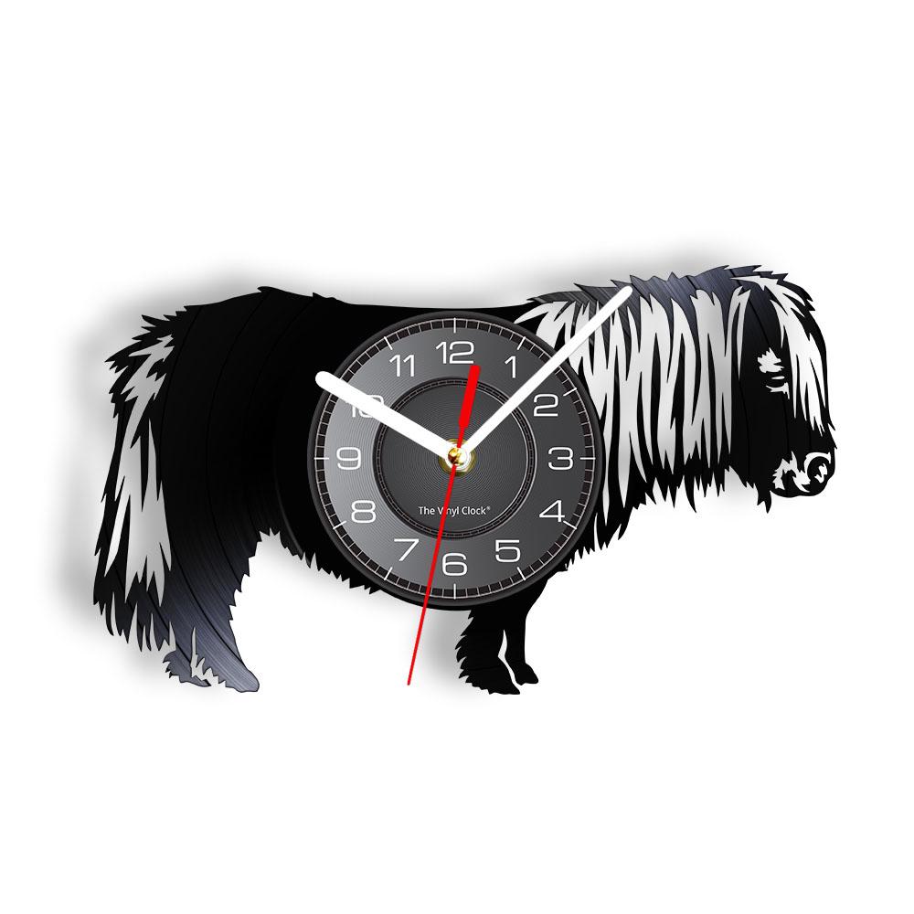 Galloping Horses Wall Art Interior Design Wall Clock Vinyl Record Clock Home Decor Mustang Wild Horse In The Wind Horse Gift