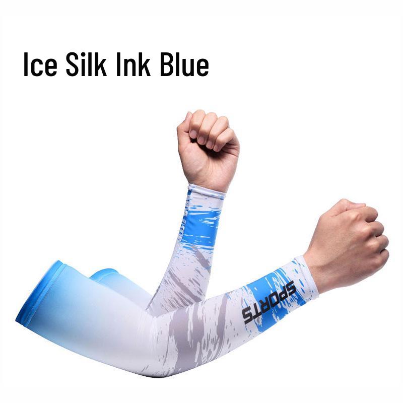Ice Silk Sun Protection Sleeves for Men and Women - Outdoor Cycling Arm Sleeves