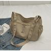 2025 Spring/Summer Versatile Large Capacity Korean Style Tote Bag for Women - Casual and Stylish Cloth Bag for Students