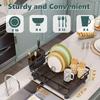 Large Capacity Dish Drying Rack Rust-Proof Drainboard Set Kitchen Storage Shelf  Kitchen Sink