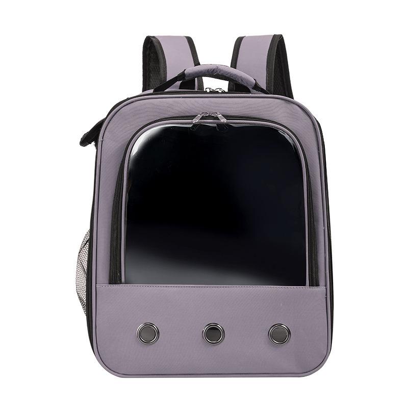Fashion Transparent Visible Pet Carrier, Portable Large Capacity Breathable Handheld & Dual‑Shoulder Bag for Cats Small Dogs