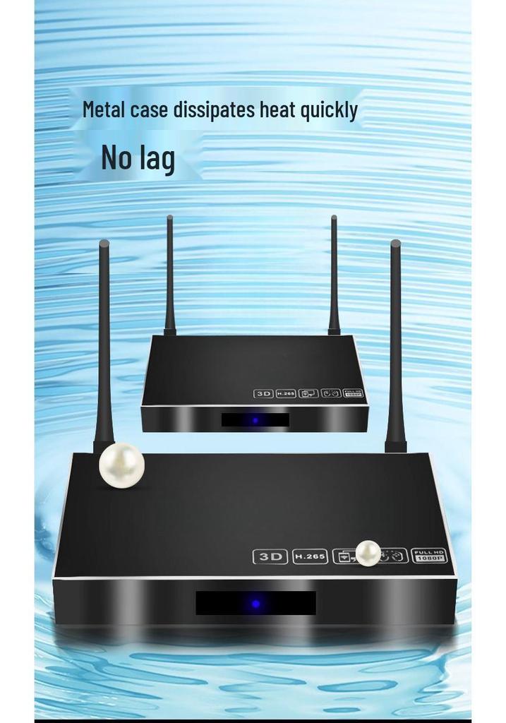Free Network Android TV Box K7: 5G Dual-Band, Bluetooth WiFi Player